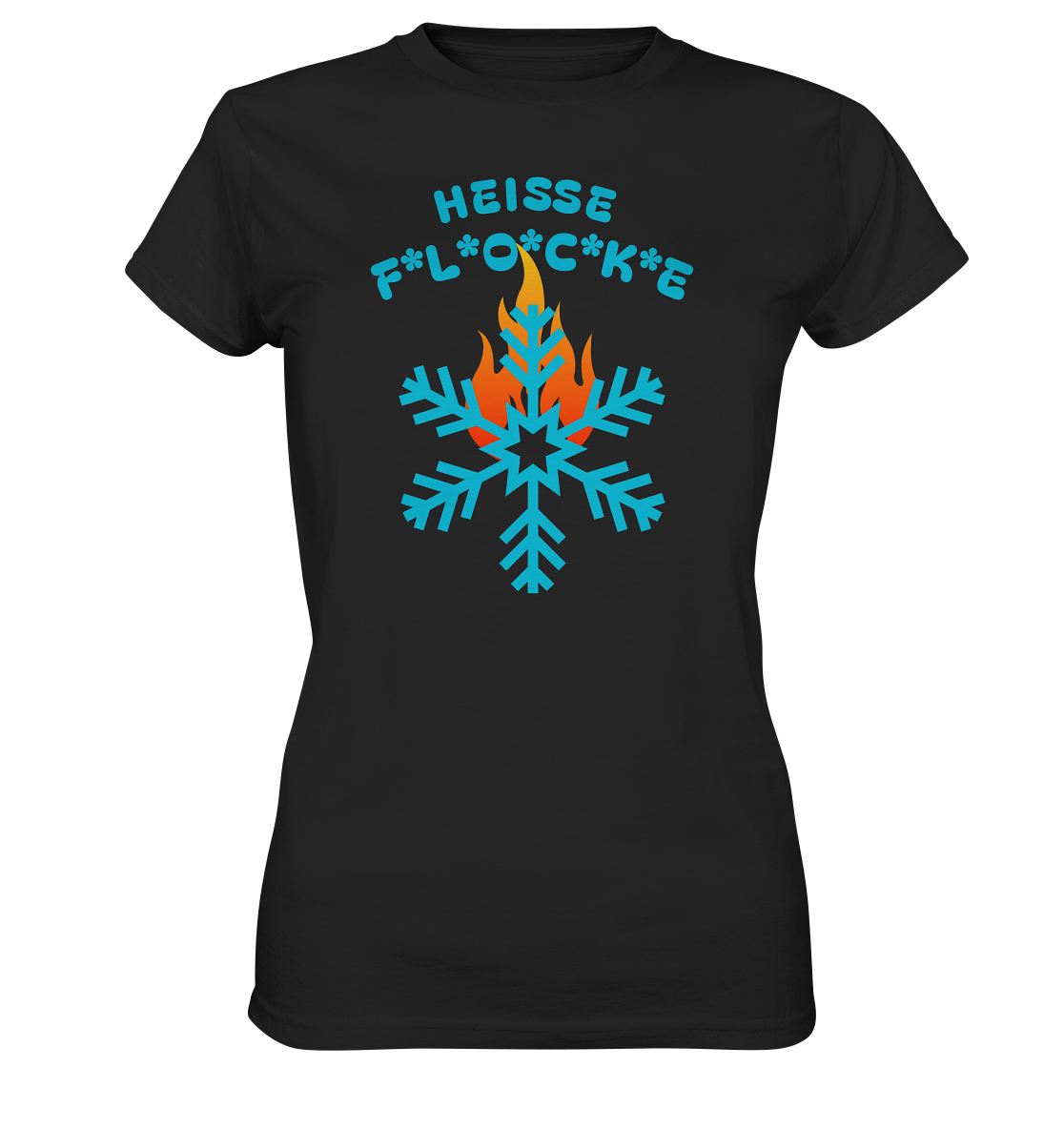 Heiße Flocke für coole, Christmas, Winter - Ladies Premium Shirt