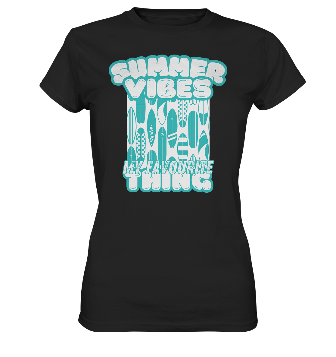 Summer Vibes - Ladies Premium Shirt