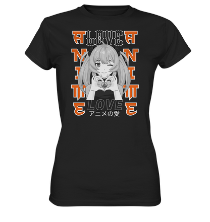 Anime Love Girl - Ladies Premium Shirt