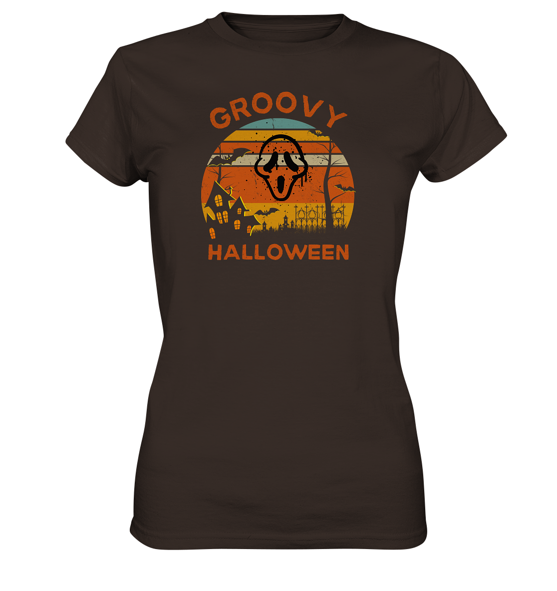 Groovy Halloween - Ladies Premium Shirt