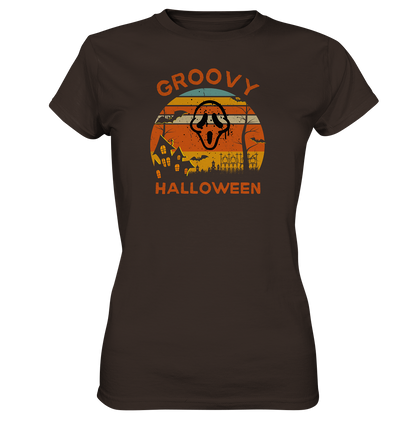 Groovy Halloween - Ladies Premium Shirt