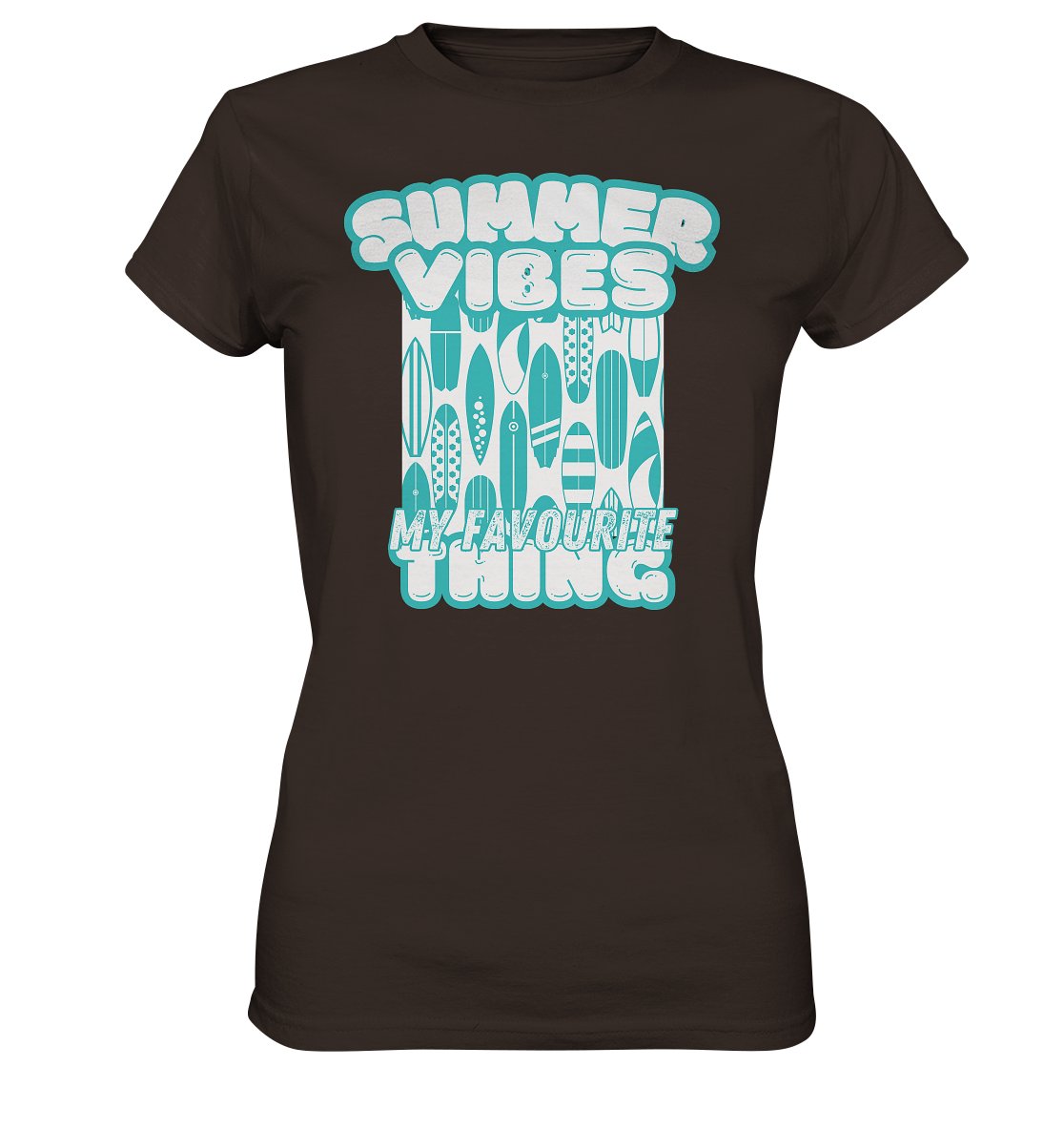 Summer Vibes - Ladies Premium Shirt