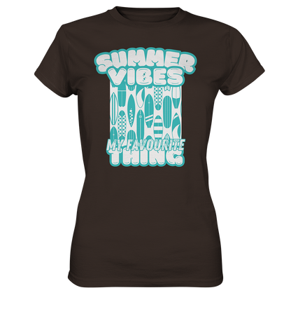 Summer Vibes - Ladies Premium Shirt