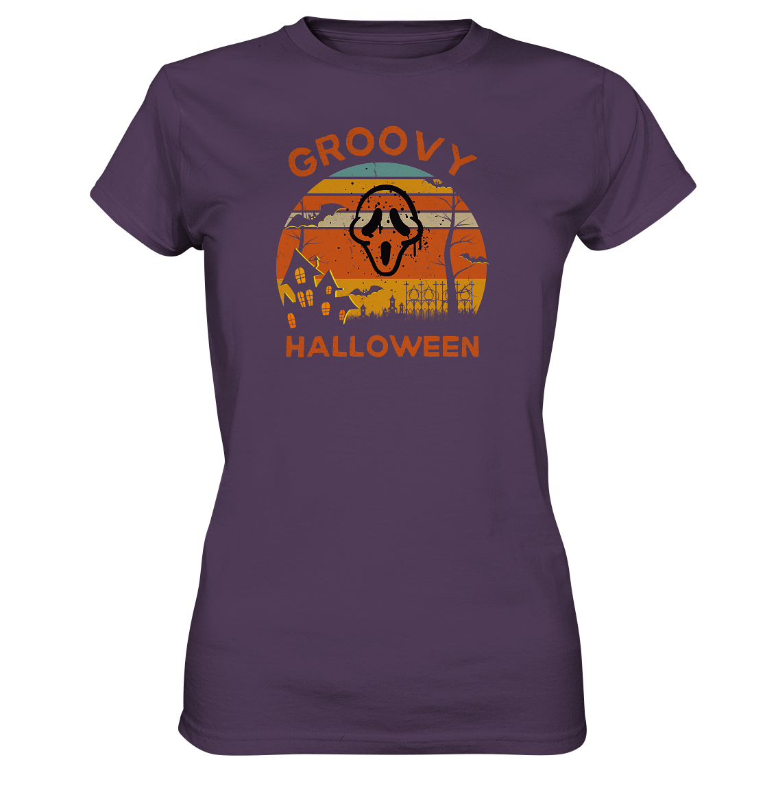 Groovy Halloween - Ladies Premium Shirt