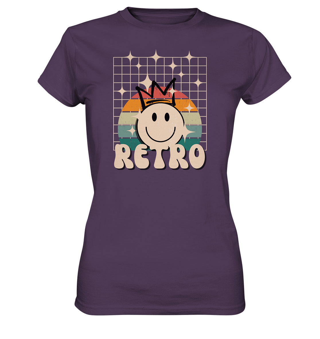 Retro Smiley - Ladies Premium Shirt