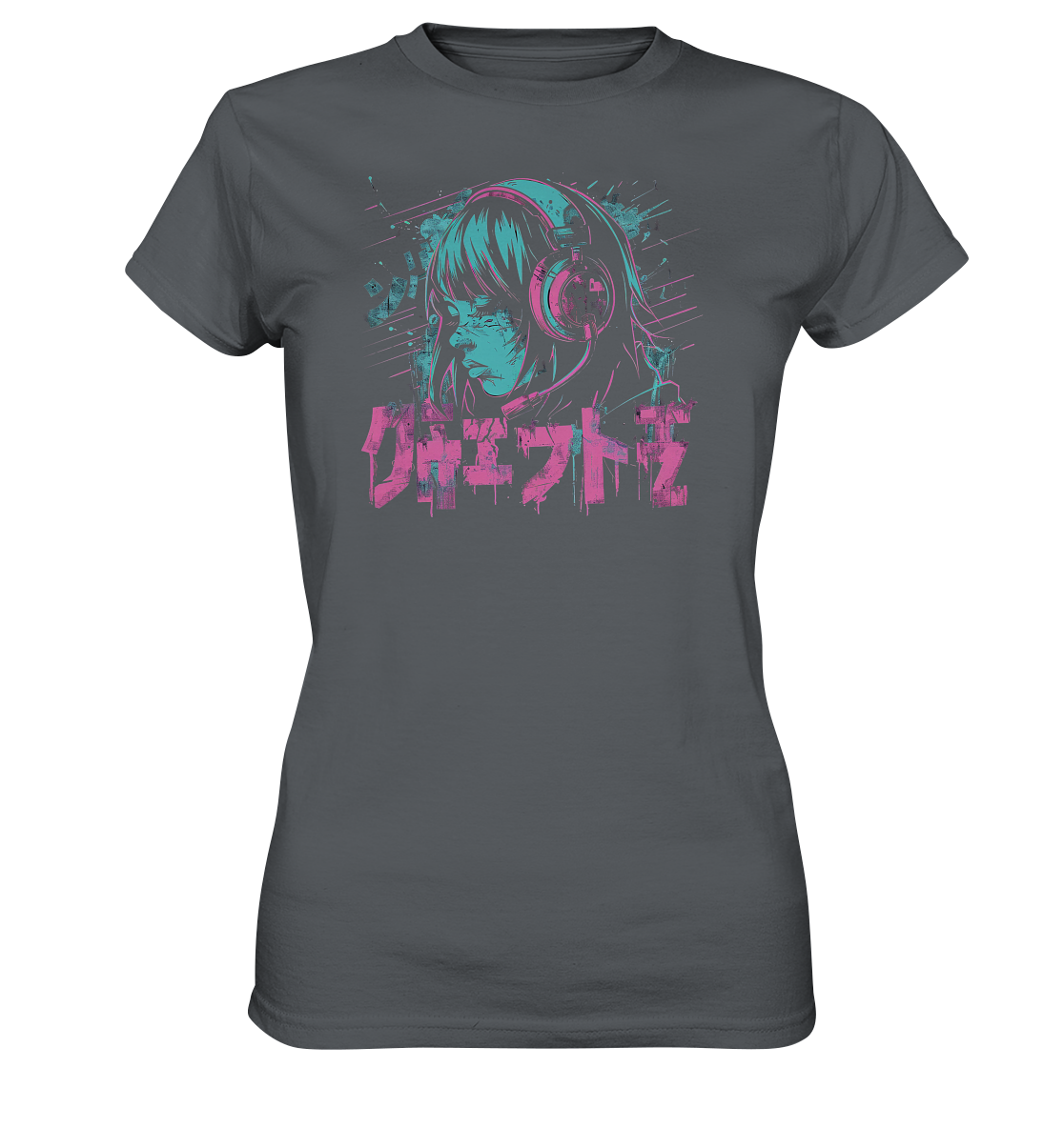 Anime Headset - Ladies Premium Shirt