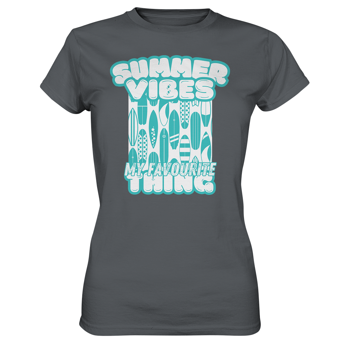 Summer Vibes - Ladies Premium Shirt