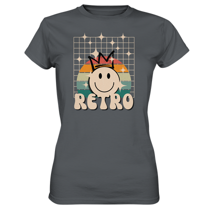 Retro Smiley - Ladies Premium Shirt