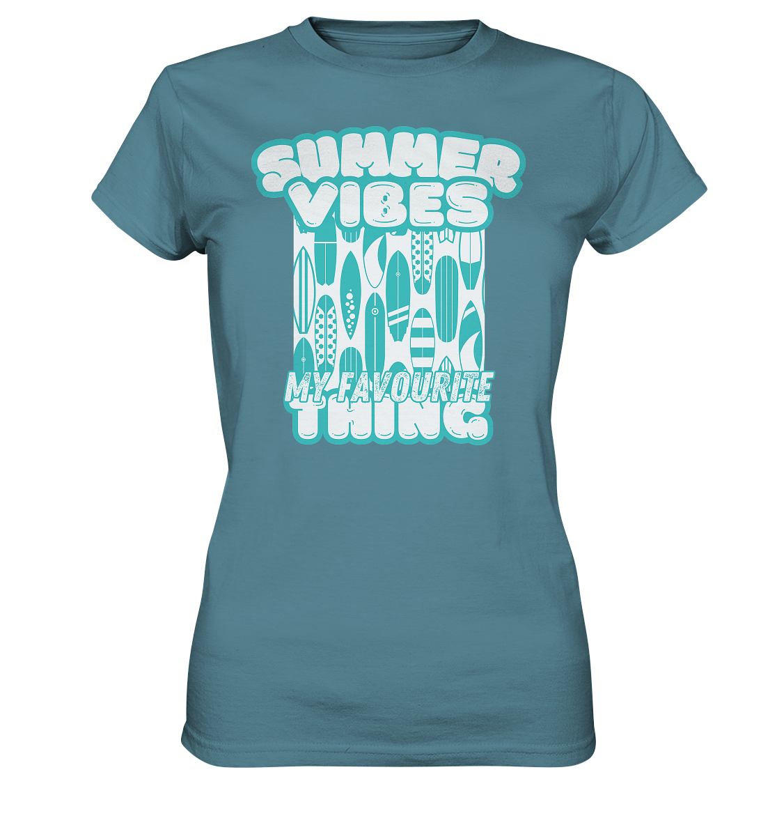 Summer Vibes - Ladies Premium Shirt