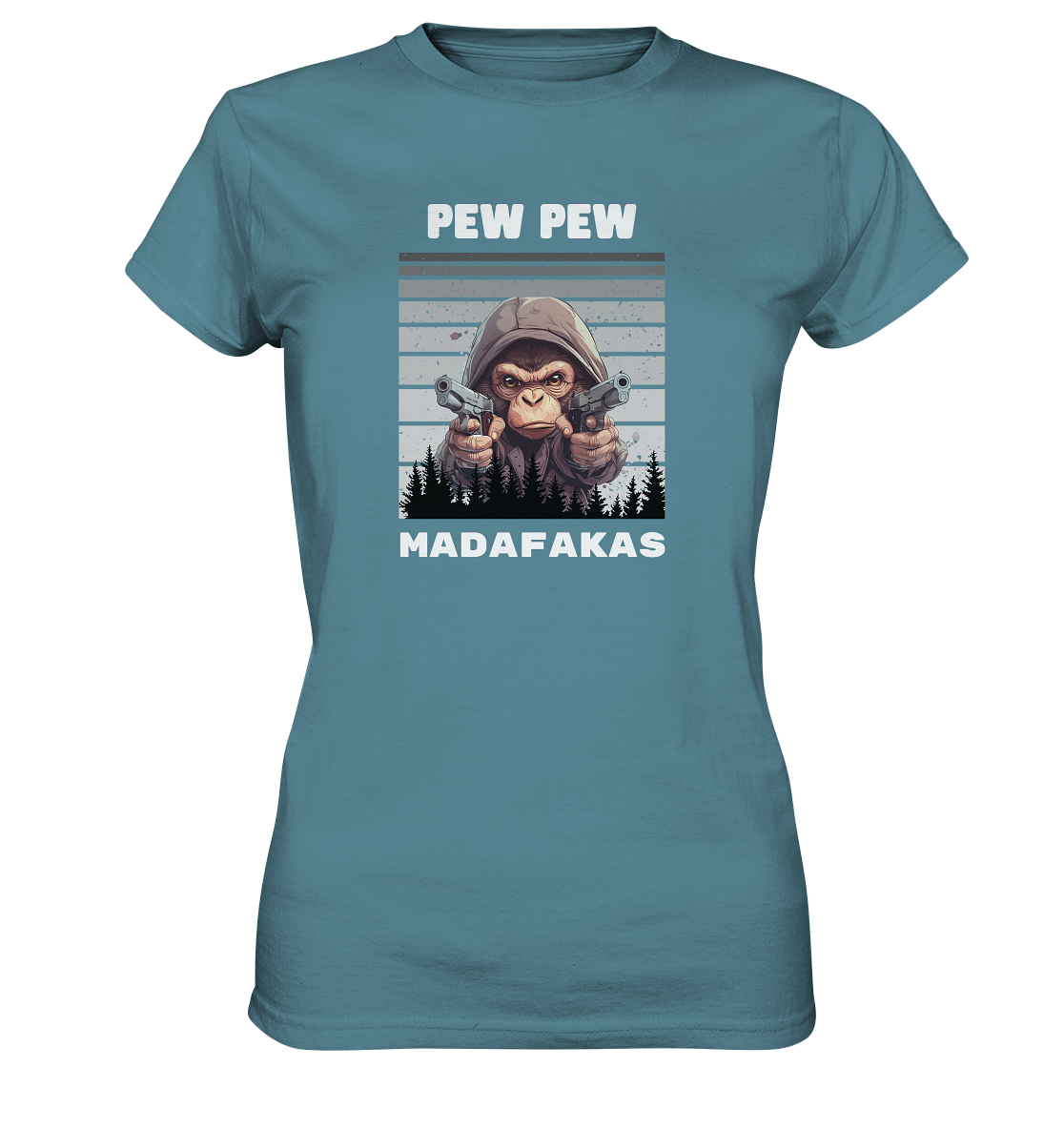 Pew Pew Affe - Ladies Premium Shirt