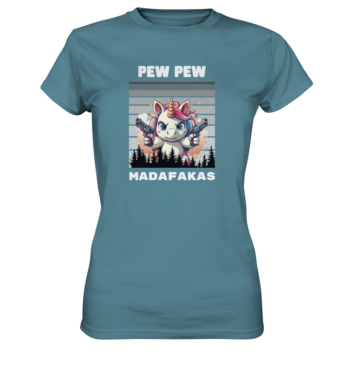 Pew Pew Einhorn - Ladies Premium Shirt