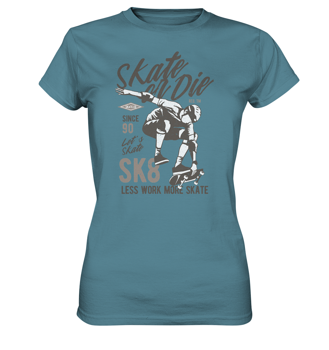 Skate or Die - Ladies Premium Shirt