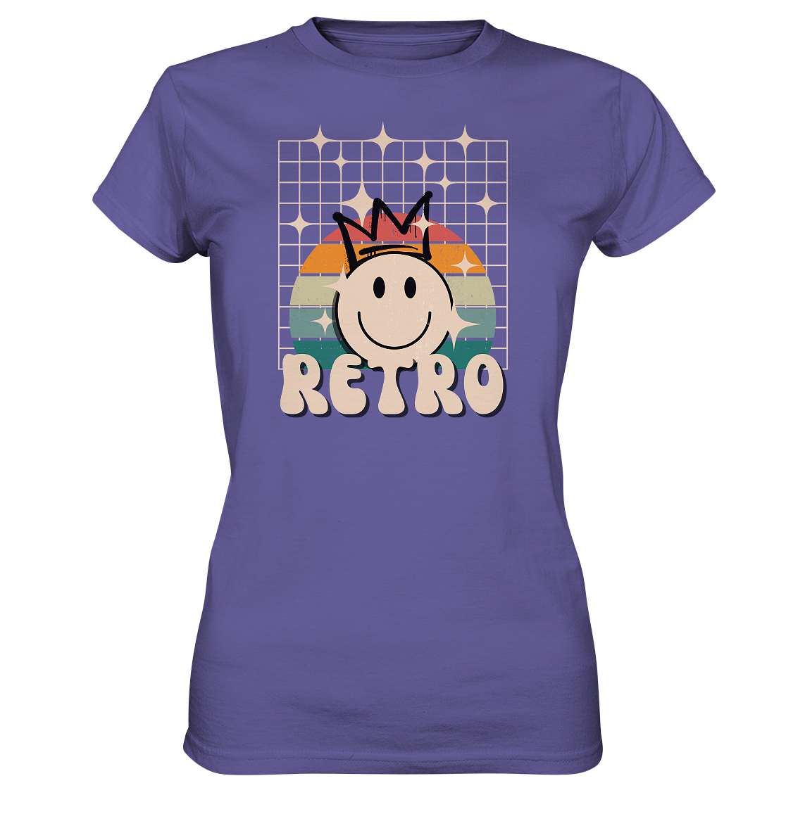 Retro Smiley - Ladies Premium Shirt