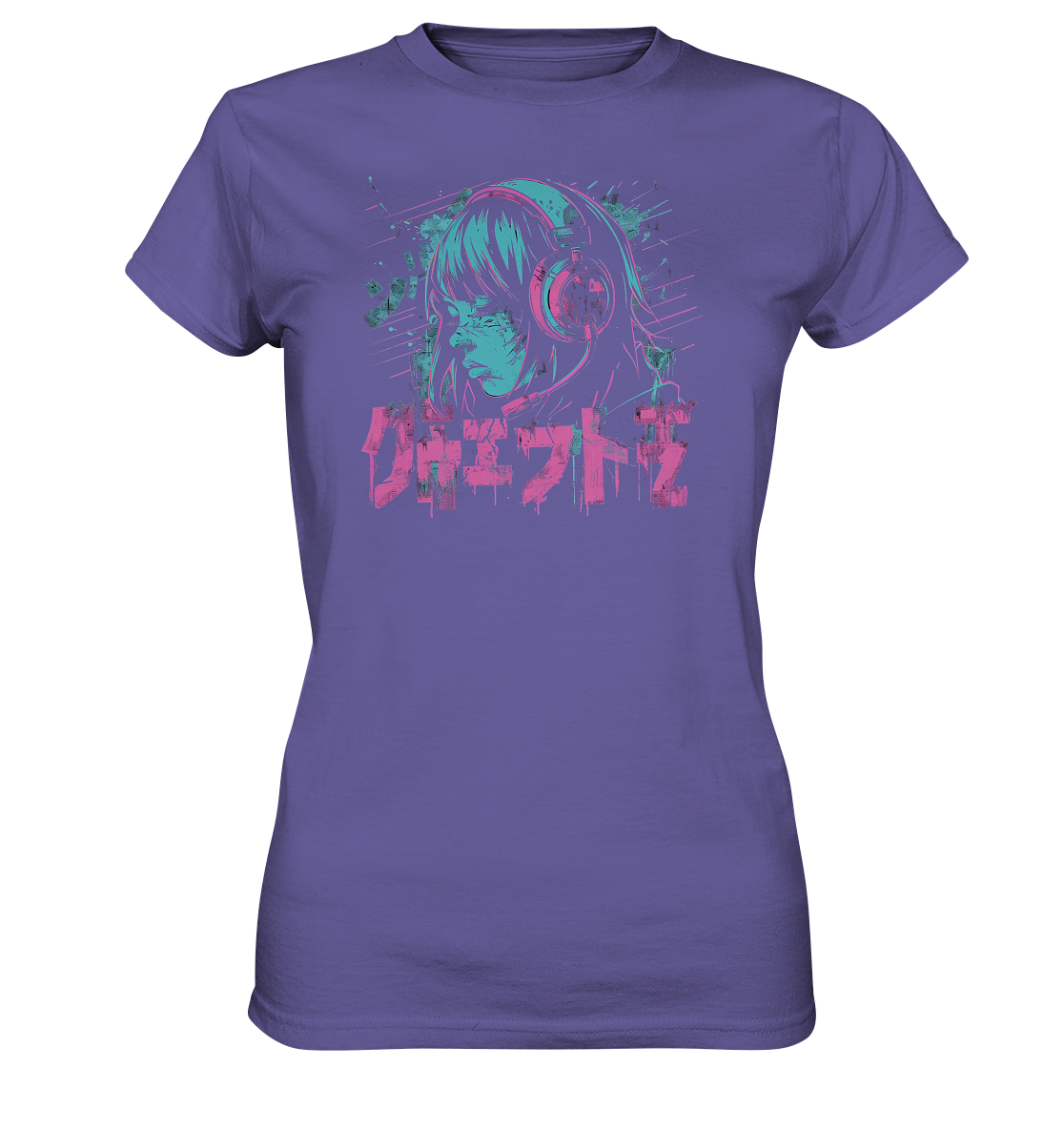 Anime Headset - Ladies Premium Shirt