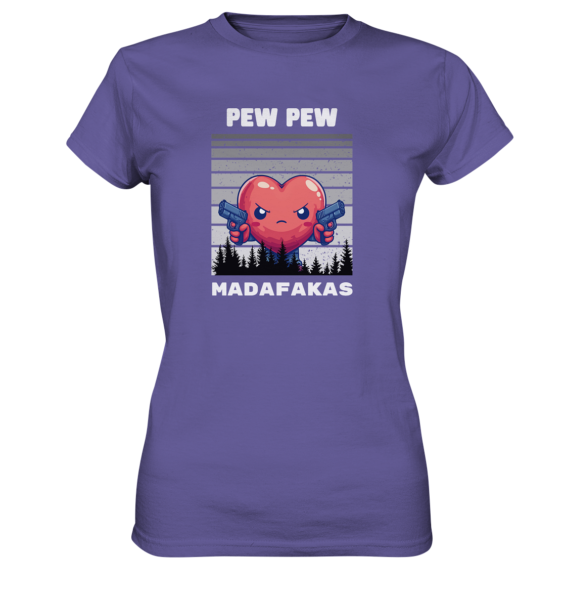 Pew Pew heart - Ladies Premium Shirt