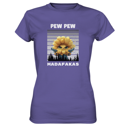 Pew Pew Sonnenblume - Ladies Premium Shirt