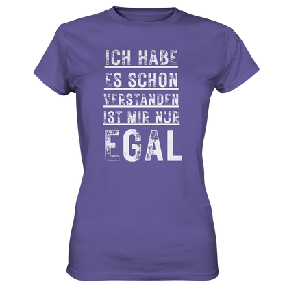 Habe es vestanden - Ladies Premium Shirt