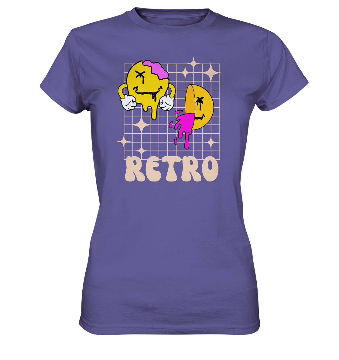 Retro Smileys - Ladies Premium Shirt