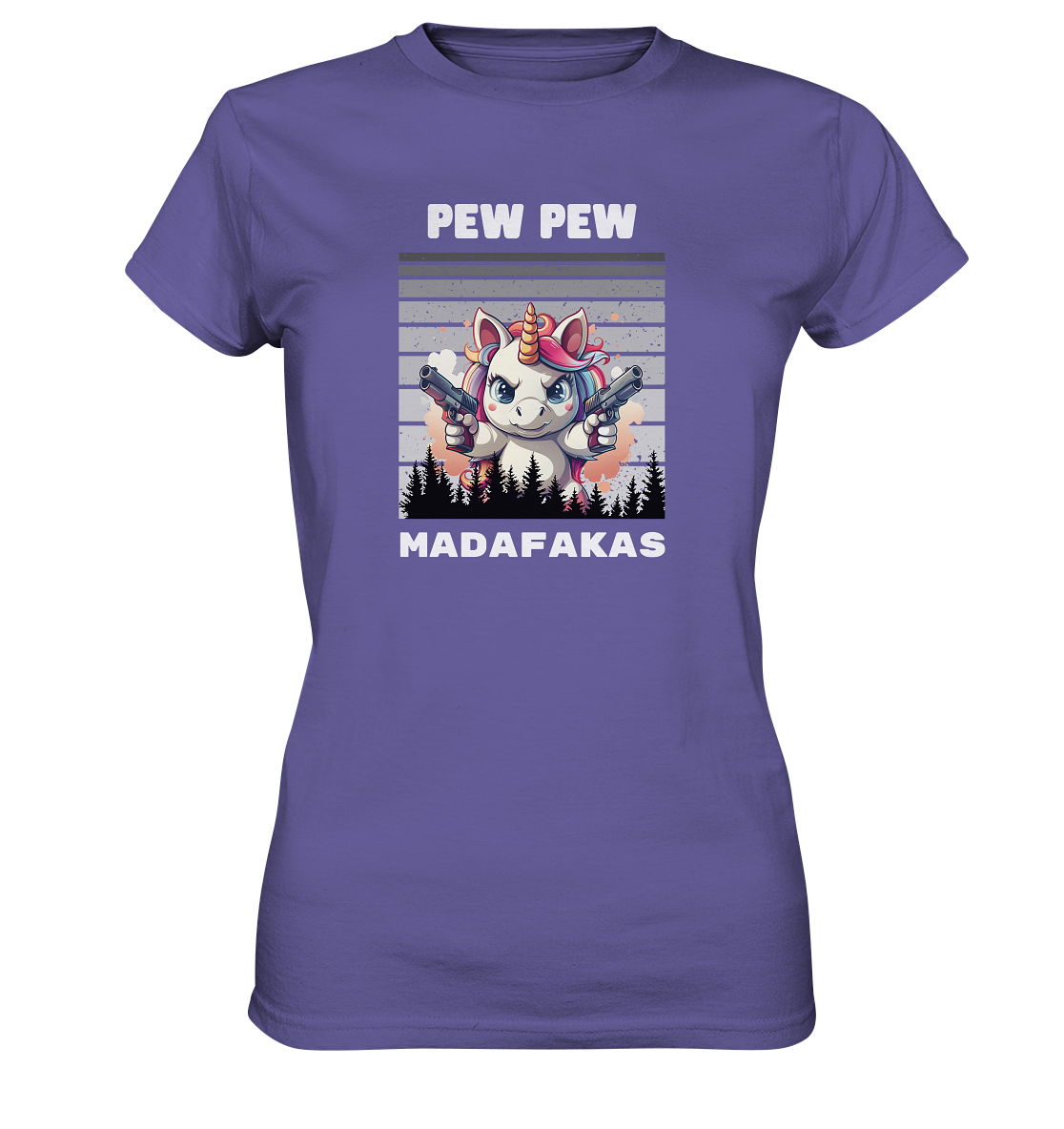 Pew Pew Einhorn - Ladies Premium Shirt