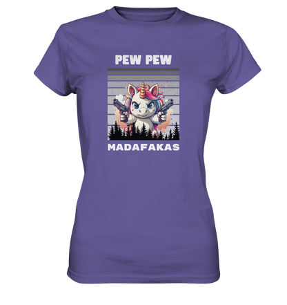 Pew Pew Einhorn - Ladies Premium Shirt