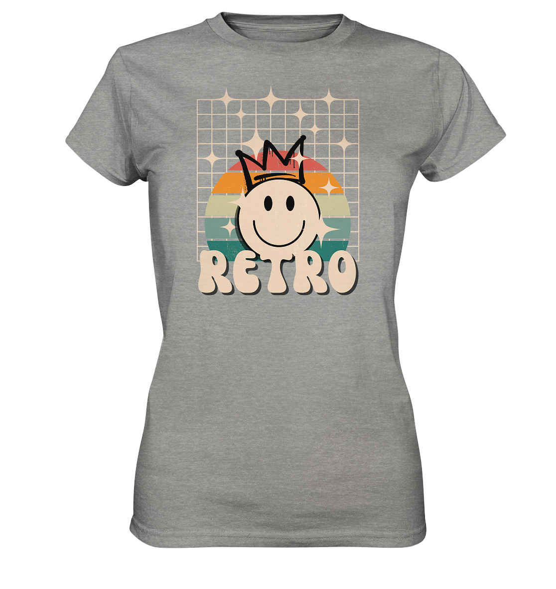 Retro Smiley - Ladies Premium Shirt