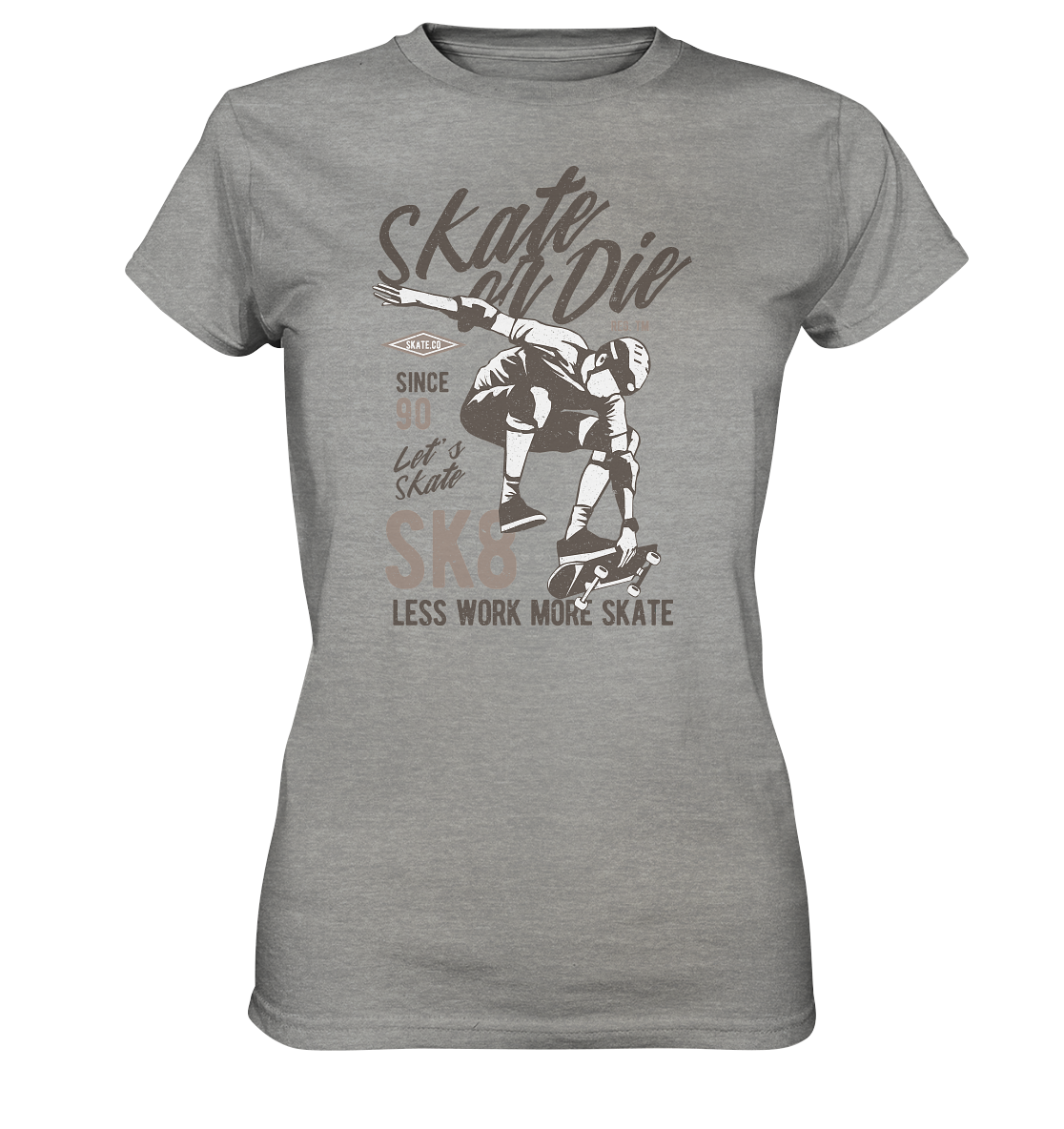 Skate or Die - Ladies Premium Shirt