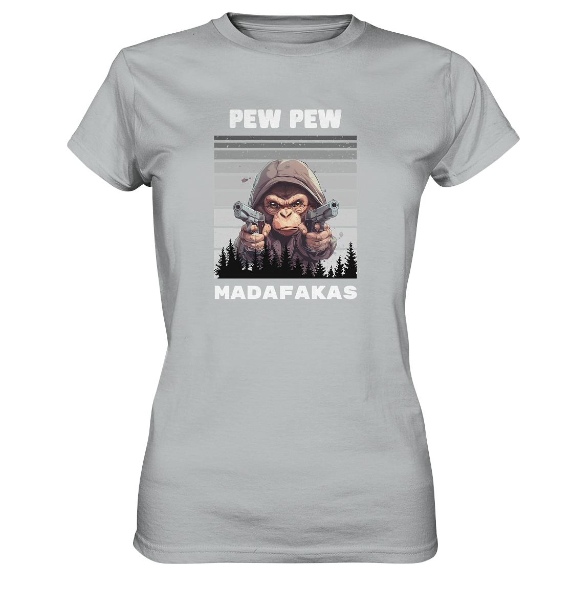 Pew Pew Affe - Ladies Premium Shirt