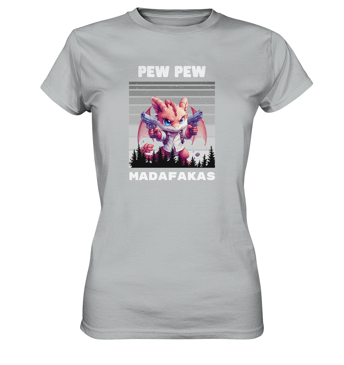 Pew Pew Drachen Lady - Ladies Premium Shirt