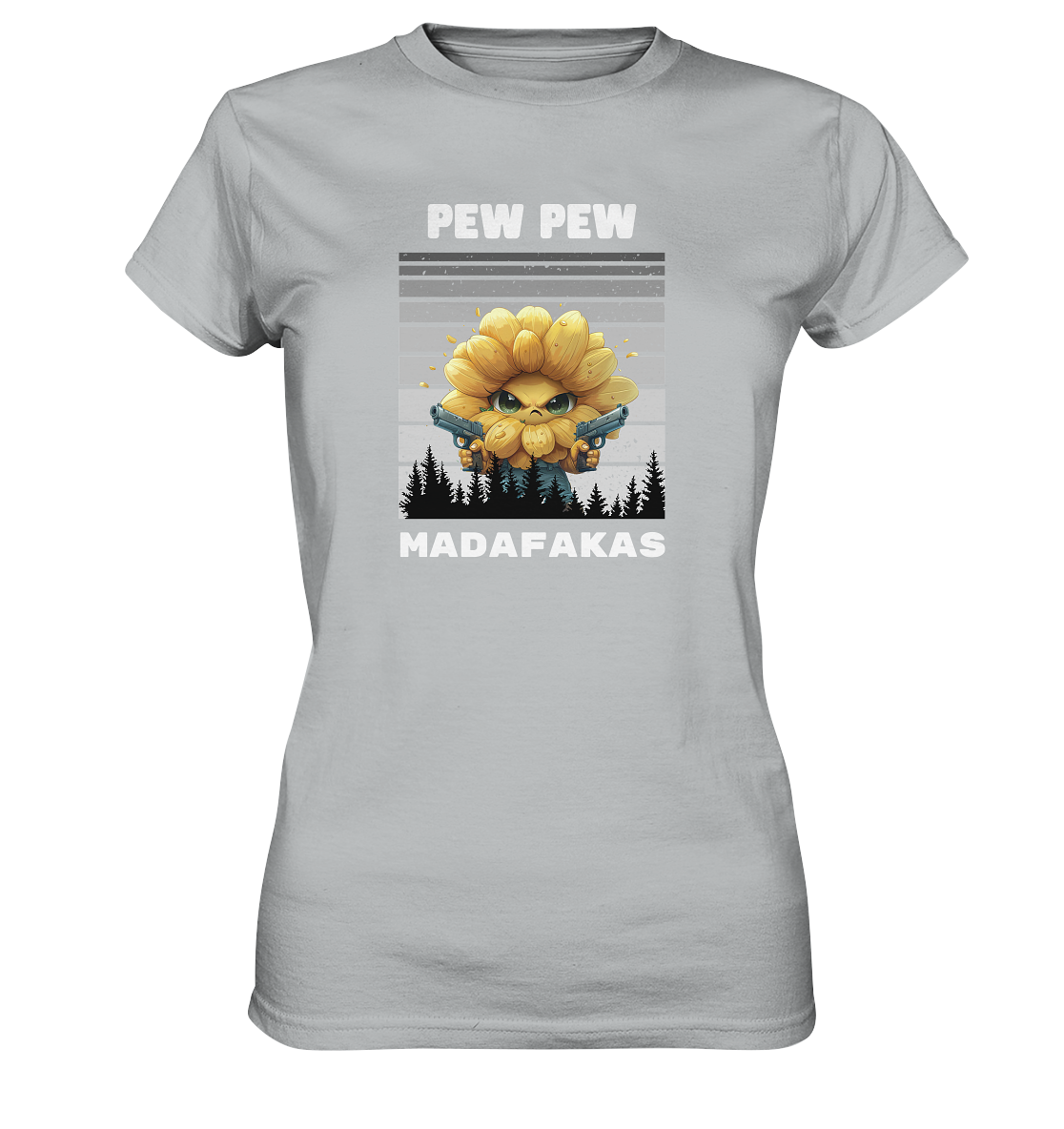 Pew Pew Sonnenblume - Ladies Premium Shirt