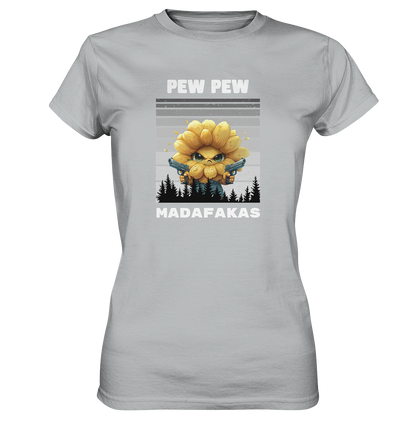 Pew Pew Sonnenblume - Ladies Premium Shirt