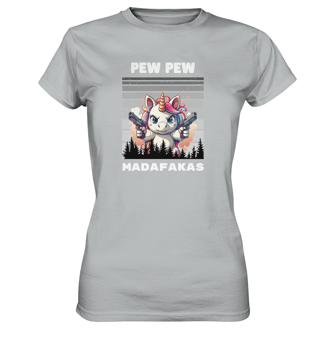 Pew Pew Einhorn - Ladies Premium Shirt