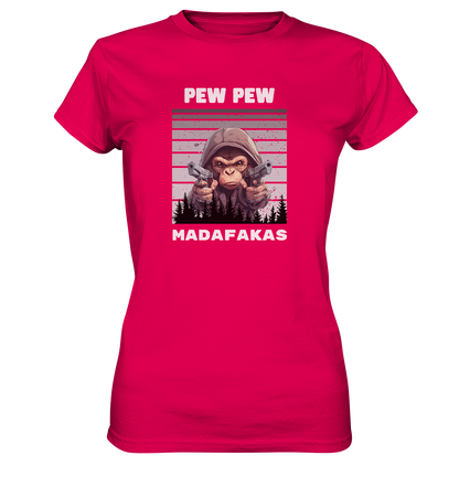 Pew Pew Affe - Ladies Premium Shirt