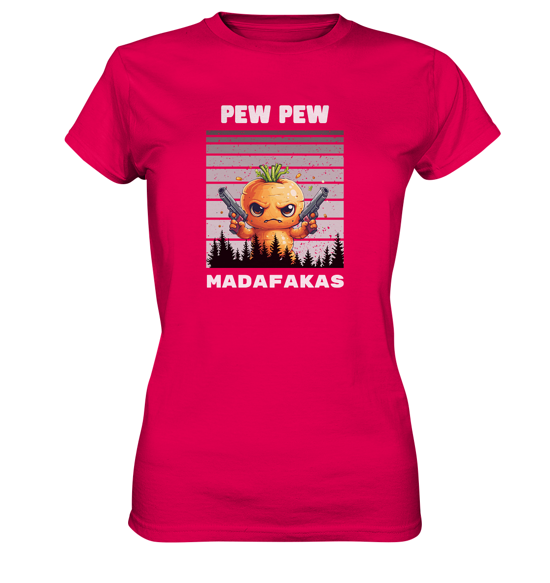 Pew Pew Karotte - Ladies Premium Shirt