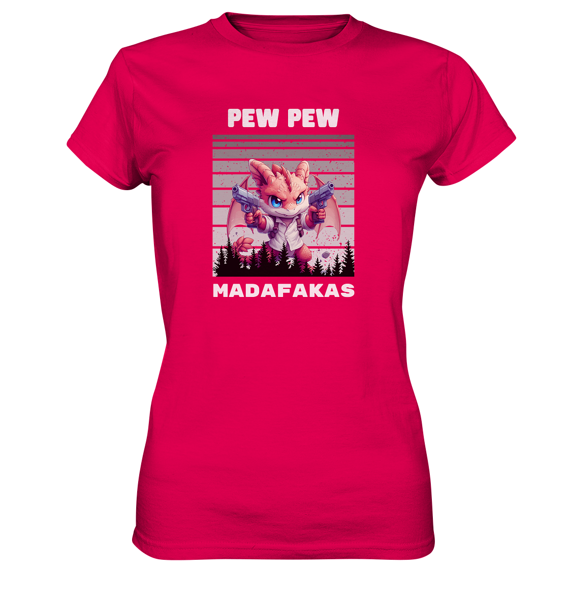 Pew Pew Drachen Lady - Ladies Premium Shirt