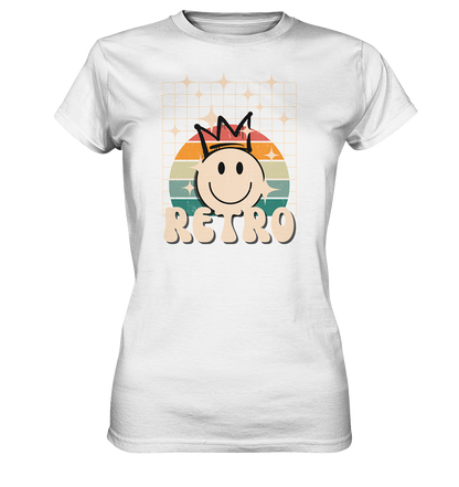 Retro Smiley - Ladies Premium Shirt