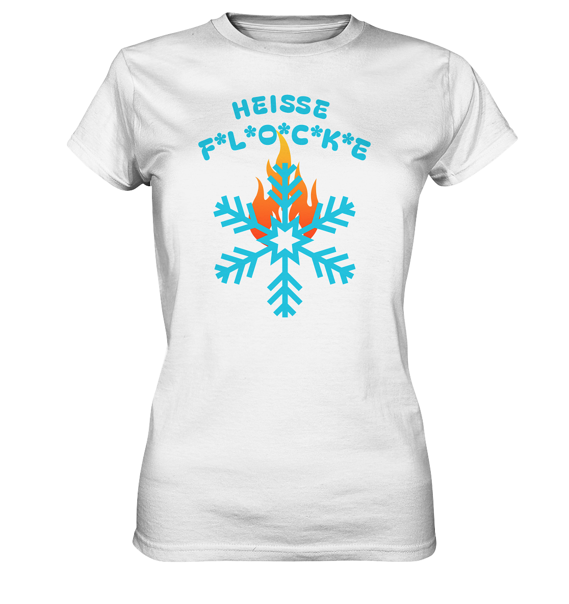 Heiße Flocke für coole, Christmas, Winter - Ladies Premium Shirt