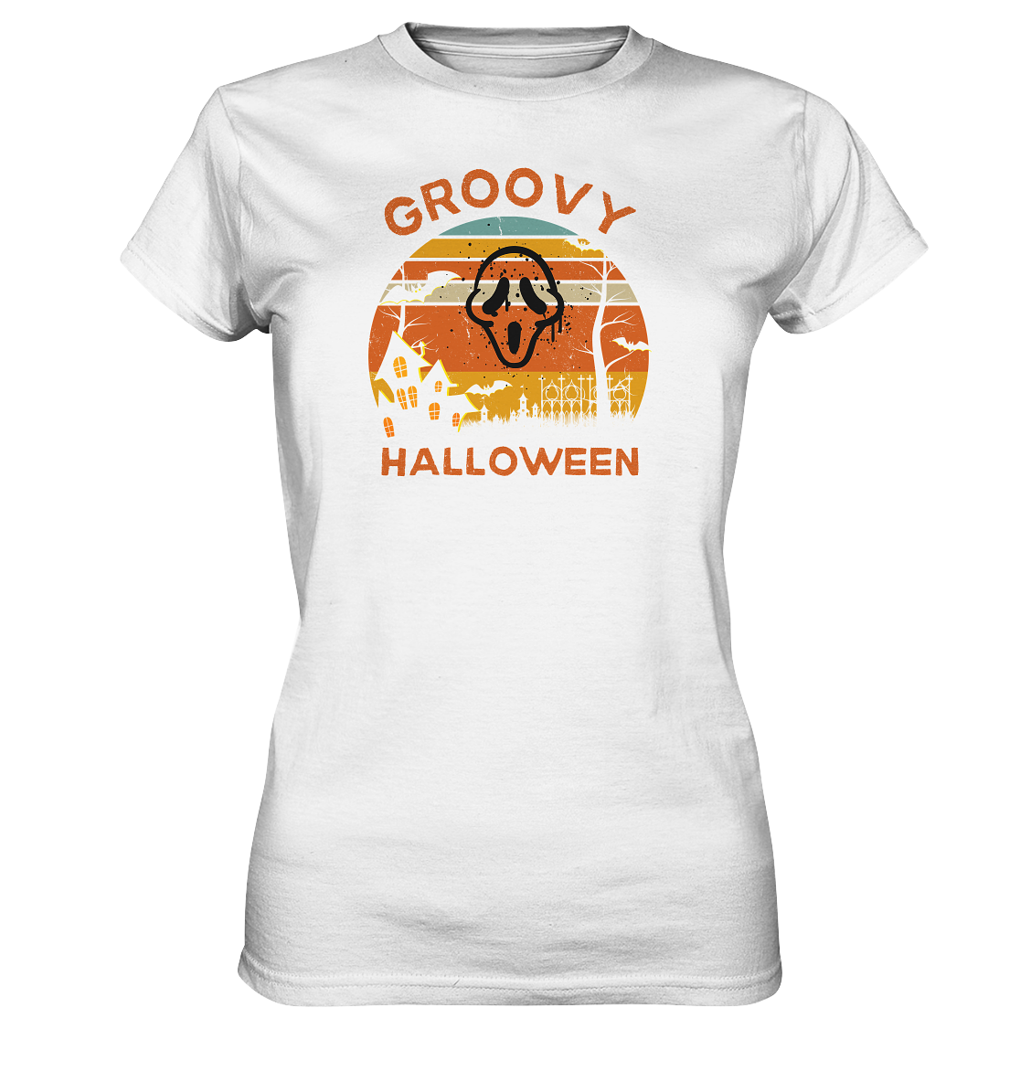 Groovy Halloween - Ladies Premium Shirt