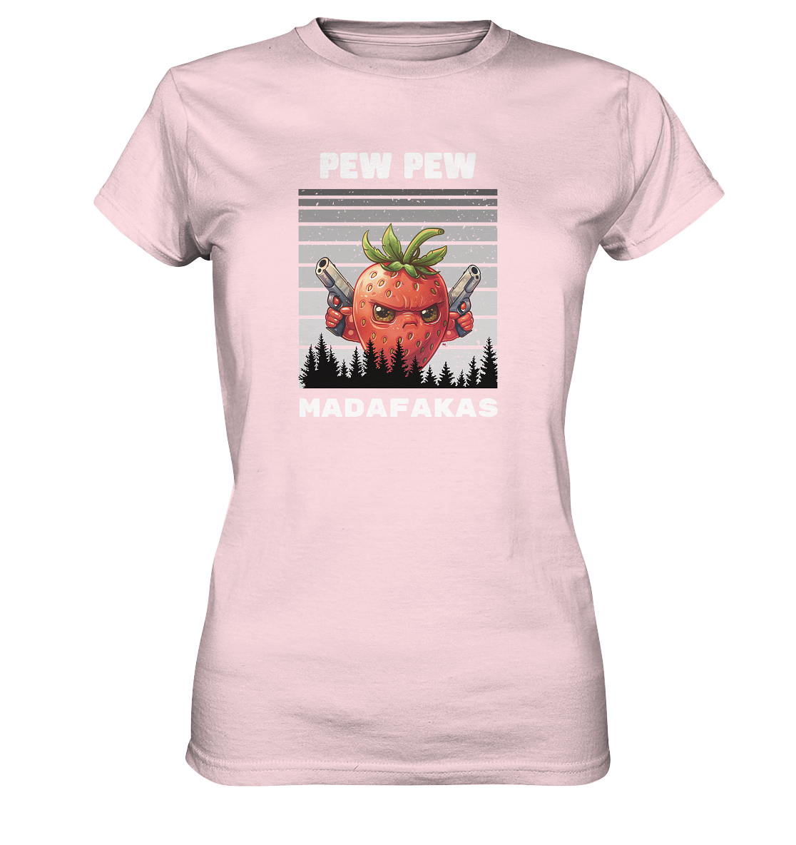 Pew Pew Erdbeere - Ladies Premium Shirt