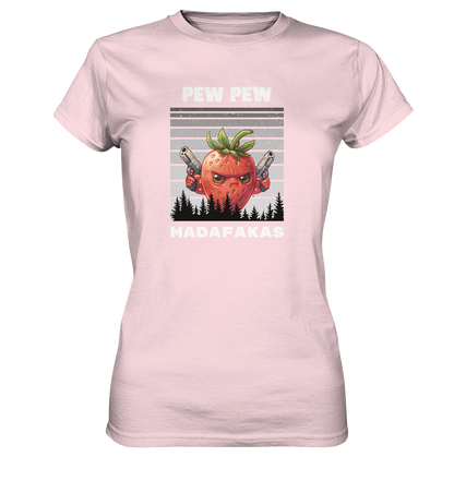 Pew Pew Erdbeere - Ladies Premium Shirt