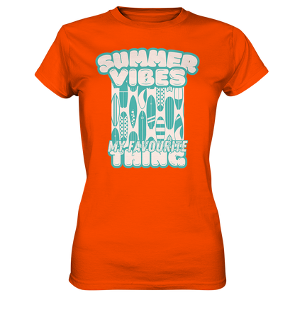 Summer Vibes - Ladies Premium Shirt