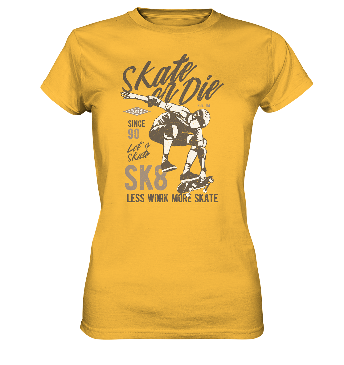 Skate or Die - Ladies Premium Shirt