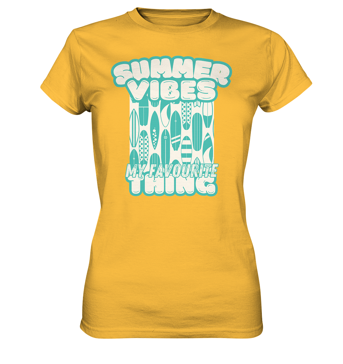 Summer Vibes - Ladies Premium Shirt