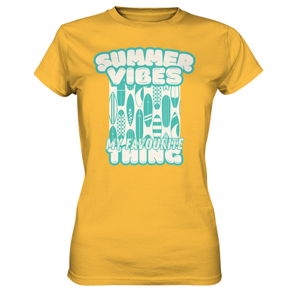 Summer Vibes - Ladies Premium Shirt