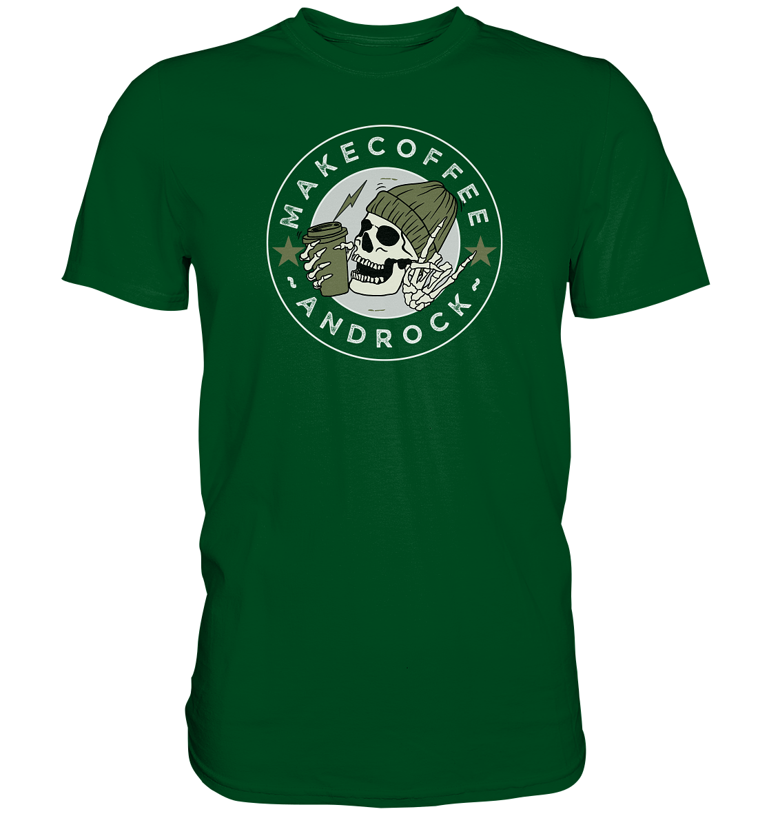 Make Coffee and Rock - Premium Shirt