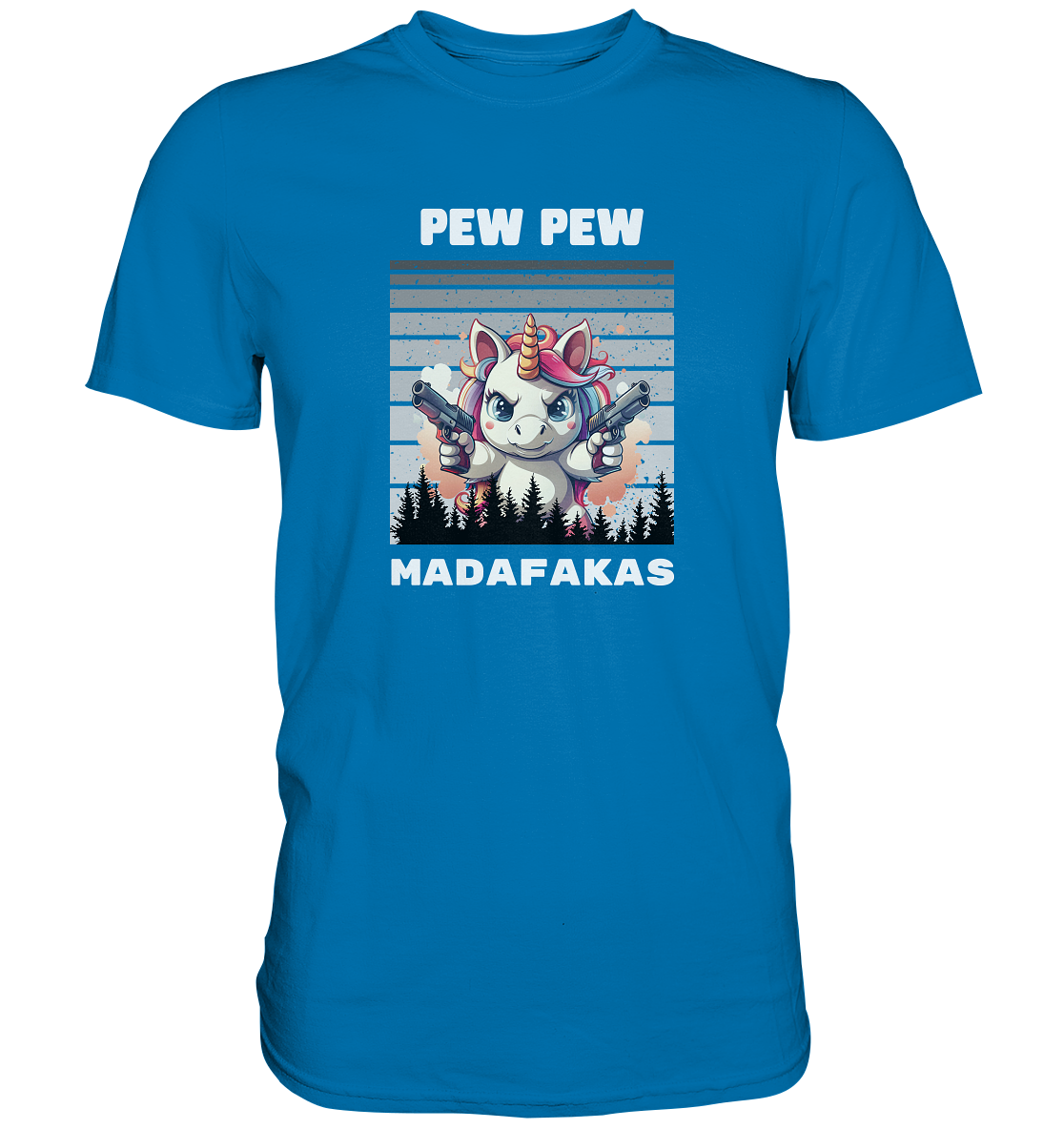 Pew Pew Einhorn - Premium Shirt