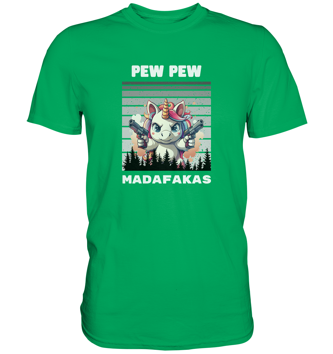 Pew Pew Einhorn - Premium Shirt