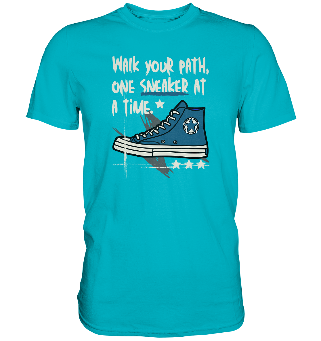 Sneaker Blue - Premium Shirt