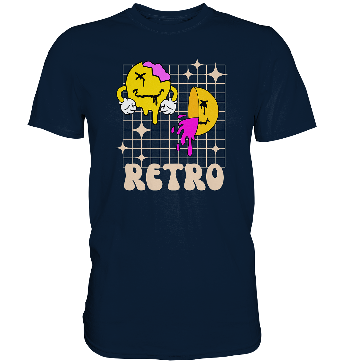 Retro Smileys - Premium Shirt