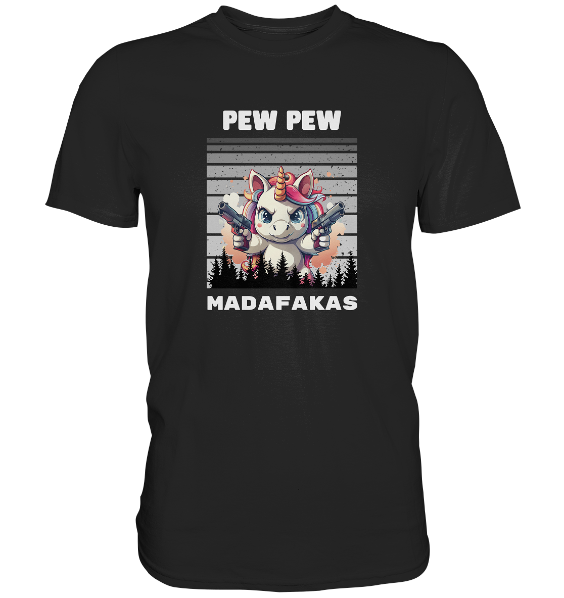 Pew Pew Einhorn - Premium Shirt