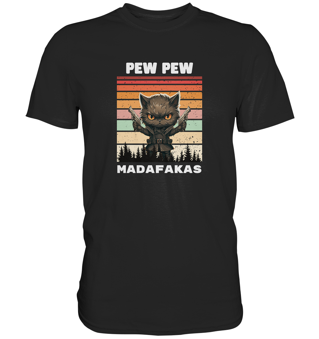 Pew Pew Katze - Premium Shirt